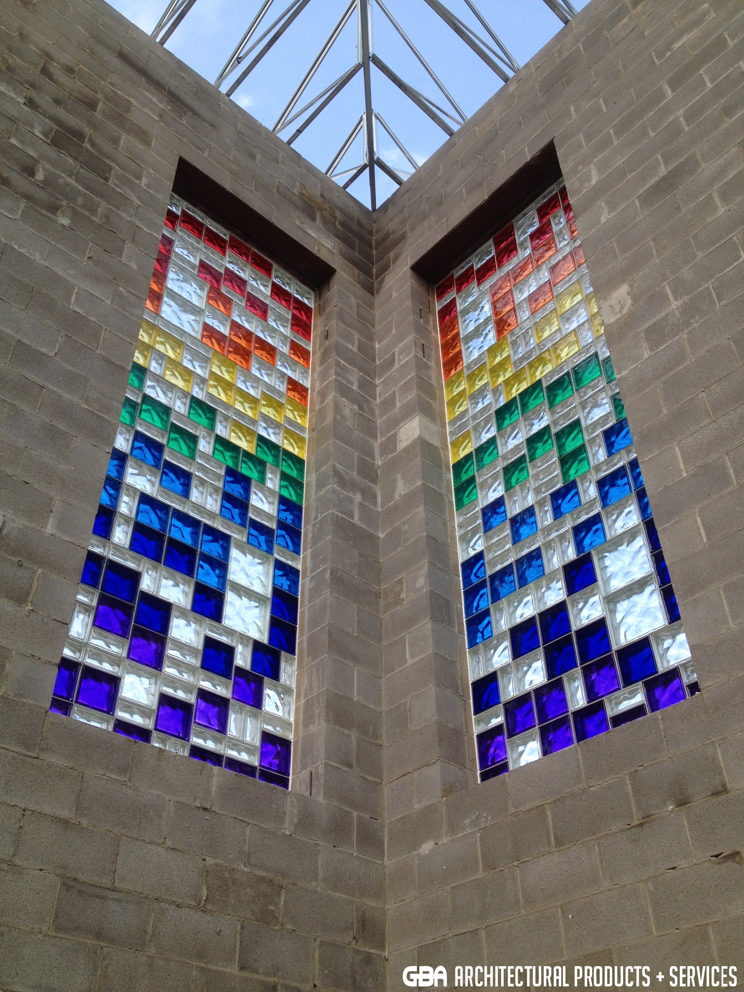 Glass Block Accent Walls